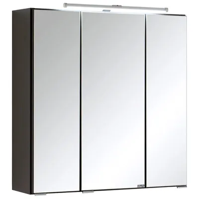Produktbild von Spiegelschrank COMO-03, grau, B x H x T ca.: 60 x 64 x 20cm