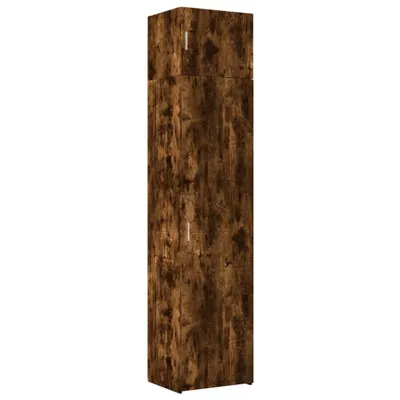 Obrázok produktu pre Úzka úložná skrinka dymový dub 50x42,5x225 cm kompozitné drevo