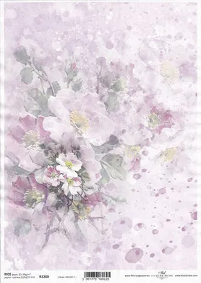 Immagine prodotto di ITD carta di riso decoupage tecnica artigianale tovagliolo di carta R2200 fiori di primavera