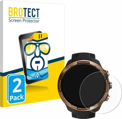 Produktbild von 2x Für Suunto 9 Baro Schutzfolie BROTECT Displayschutz Display Schutz Folie Klar Transparent