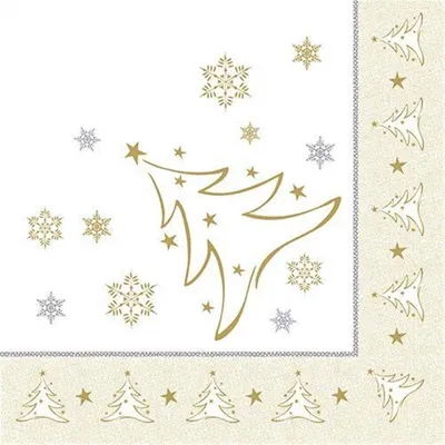 Produktbild von Papstar 87105, Silber, Seidenpapier, Abbildung, 54 g/m², 400 mm, 400 mm