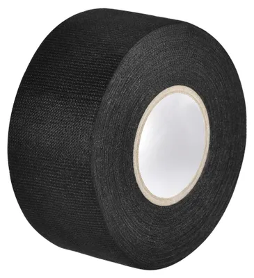 Image de Omgoods - Ruban adhésif en tissu pour l'isolation phonique et thermique, 40 mm x 15 m, noir