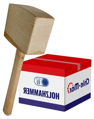 Produktbild von Schreinerklüpfel aus Buchenholz | Klopfholz für Stechbeitel und Holzdübel | Holzhammer für Tischlerarbeiten