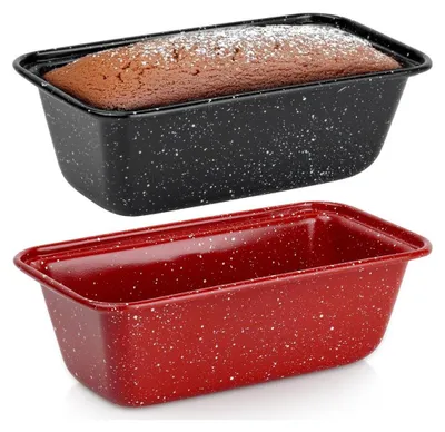 Produktbild von Granit-Brotform 16x9 cm 2 Stück.