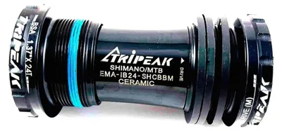 Produktbild von Tripeak Bsa Shimano Ceramic Threaded Lagerschalen Schwarz 68/73 mm Schwarz 68/73 mm
