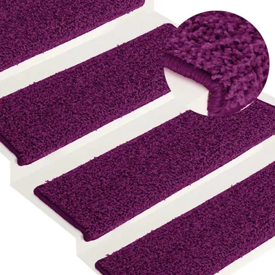 Obrázok produktu pre vidaXL Podložky na kroky 30 ks 65x21x4 cm Ružová Obdĺžnikový okraj