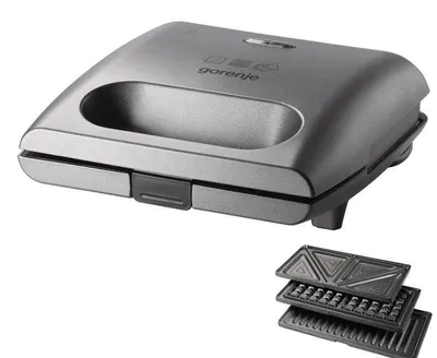 Produktbild von Gorenje SM703GCG Minigrill, Silber, Aluminium, 0,7 m, Temperatur, 700 W, 231 mm