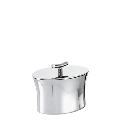 Immagine prodotto di Zuccheriera Sambonet S0660 in bambù con coperchio, placcata argento