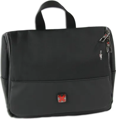 Immagine prodotto di Travel N Meet borsa cosmetica in poliestere nero borsa da bagno borsa per il lavaggio OTD701S