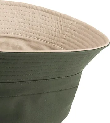 Image de Beechfield B686 | Chapeau de soleil réversible / casquette / bonnet / chapeau - Couleur : Olive Green/Stone - Taille : L/XL