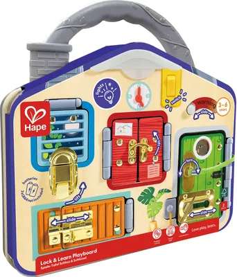 Produktbild von Hape - Spiele-Tafel Schloss & Schlüssel