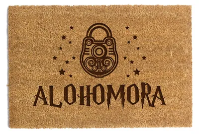 Kokos-Deurmat Alohomora 40x60 cm Anti-Rutsch