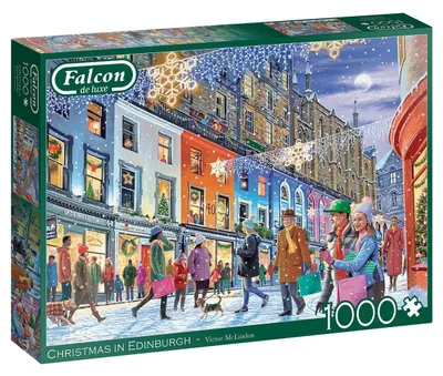 Produktbild von Jumbo Spiele - Christmas in Edinburgh, 1000 Teile