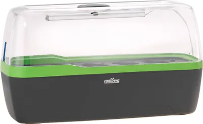 Artikelbild 1 von 'BoQube Gewächshaus & Pflanzkasten L plus LED anthrazit-grün'