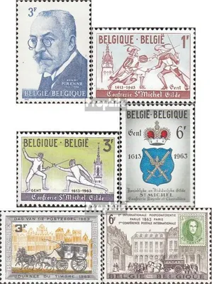 Produktbild von Briefmarken Belgien 1963 Mi 1300,1306-1308,1309,1310 (kompl.Ausg.) postfrisch Sondermarken