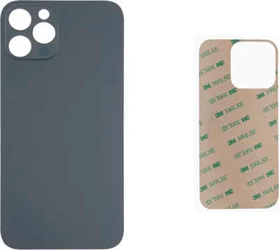 Produktbild von OEM iPhone 12 Pro Akkudeckel Backcover Rückseite Glas Schwarz