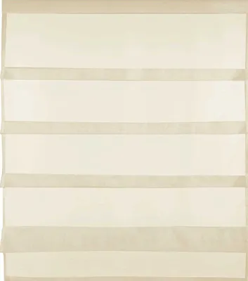 Produktbild von Gardine Raffoptik mit Stangendurchzug, Größe: 90x110cm, Farbe: Beige