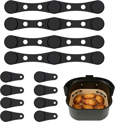 Produktbild von 12 Stück Silikonmagnete für Backpapier im Airfryer