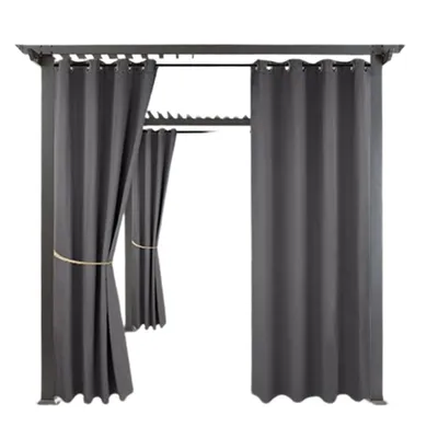 Produktbild von Outdoor Vorhänge Garten Verdunkelung Winddicht 132x213cm(B x H)
