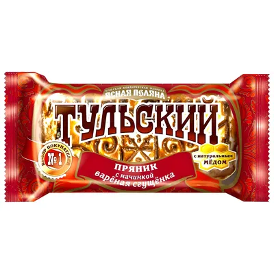 Produktbild von Süßgebäck Prjanik Tulskiy mit karamellisierter Milchcremefüllung 140g