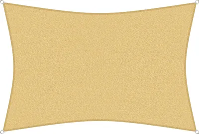 Produktbild von sunprotect 83216 Professional Sonnensegel, 3,5 x 4,5 m, Rechteck, wind- & wasserdurchlässig, beige