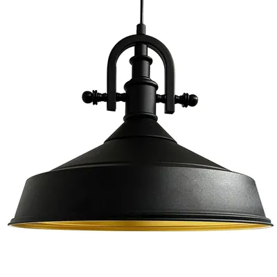 Produktbild von Pendelleuchte I Asletl-Marine l Ø41 cm E27 Metall Schwarz Vintage Lampe