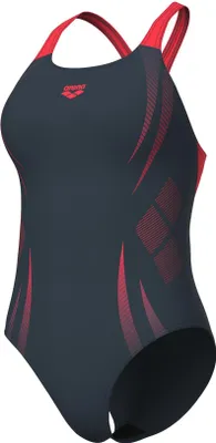 Produktbild von Arena POSEIDONIA SWIMSUIT ASPHALT-BRIGHT CORAL 40