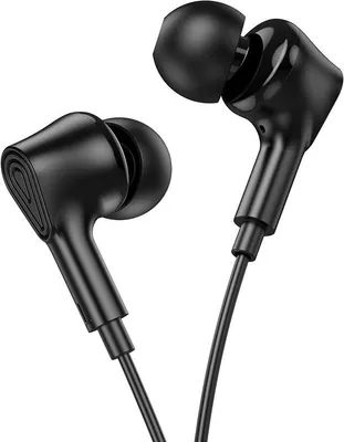 Produktbild von HOCO-Kabelkopfhörer mit 3,5-mm-Klinkenstecker und Mikrofon M102, schwarz