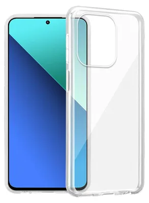 Produktbild von Cadorabo Hülle für Xiaomi Redmi 13 4G / Note 13R / Poco M6 4G / M6 Plus 5G Hülle Silikon Handyhülle Case Cover aus [Nie vergilben Technologie], Kratzfeste und stoßfeste Schutzhülle VOLL TRANSPARENT