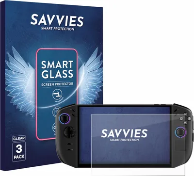 Produktbild von 3x Savvies Schutzglas Folie für Lenovo Legion Go Gen 2 9H Panzer Schutzfolie Glas Displayschutz klar transparent