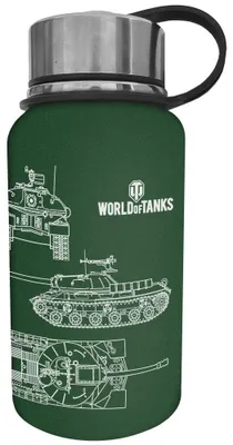 Zdjęcie produktu dla Termos World of Tanks 650 ml, zielony
