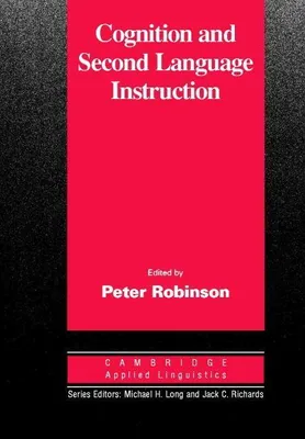 Produktbild von Cognition and Second Language Instruction