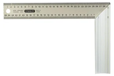 Image de Equerre de menuisier 300mm lame inox - STANLEY - 1-45-686