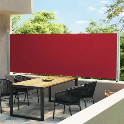 Immagine prodotto di Maison Exclusive - Tenda da sole laterale estensibile 600x160 cm, rossa