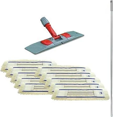 Produktbild von Set mit 10 Wischmopp "Premium" 50 cm Baumwolle
