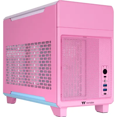 Obrázok produktu pre Thermaltake TR100, Mini Tower, PC, Ružová, Mini-ITX, SPCC, Oceľ, 6,8 cm