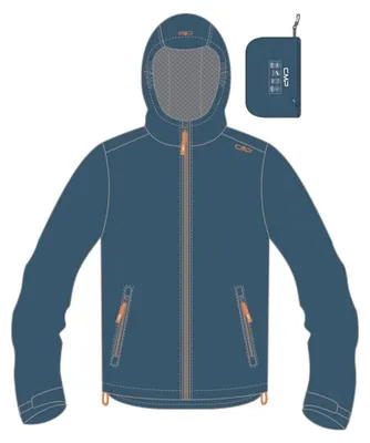 Zdjęcie produktu dla Kurtka KID Jacket FIX z kapturem, kolor bluesteel (M951), rozmiar 176