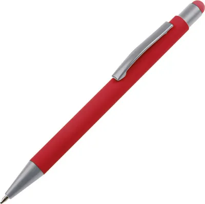 Produktbild von 10 Touchpen Kugelschreiber / aus Metall / Farbe: rot