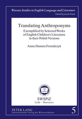 Zdjęcie produktu dla Fornalczyk, A: Translating Anthroponyms