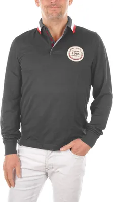 Produktbild von Tommy Hilfiger Herren Poloshirt KACEY POLO L/S SF Slim Fit Dunkelgrau