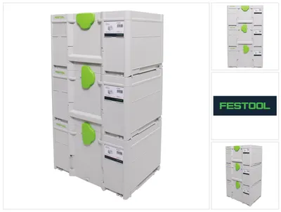 Immagine prodotto di Festool SYS3 M 237 Set di systainer 396 x 296 x 237 mm - 21,4 l (3x 204843)