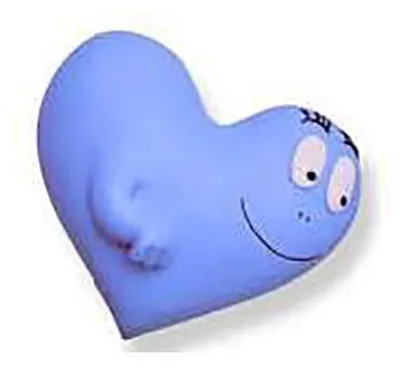 Produktbild von Barbapapa Barbapapas Magnet Kühlschrankmagnet Barbakind Herz Liebe Love blau