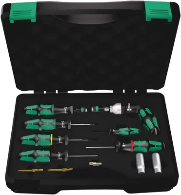 Produktbild von Wera - 7443/12 Montageset für Reifendruckkontrollsysteme, 12-teilig; 5074746001