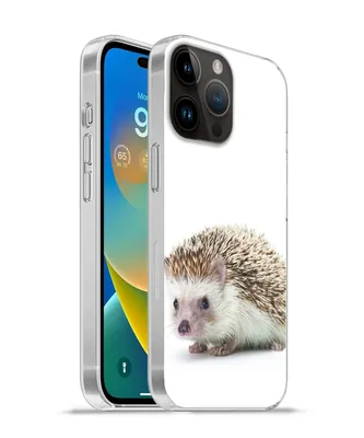 Produktbild von MuchoWow® Handyhülle Schutzhülle Hülle für Apple iPhone 14 Pro Max Igel - Tiere - Weiß Silikon Softcase Handy Hülle - Hardcover