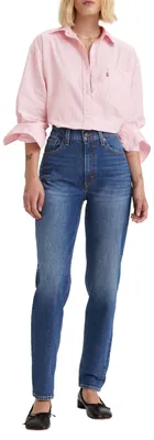 Immagine prodotto di Jeans a vita alta da donna Levi's, stile anni '80, modello "Tough Cookie", taglia 29W / 30L