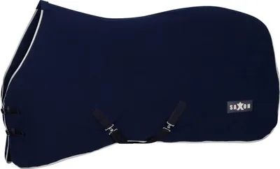 Obrázok produktu pre Saxon - "Defiant" Standard Fleece Horse Rug WB2015 (183cm) (námornícka modrá/biela)