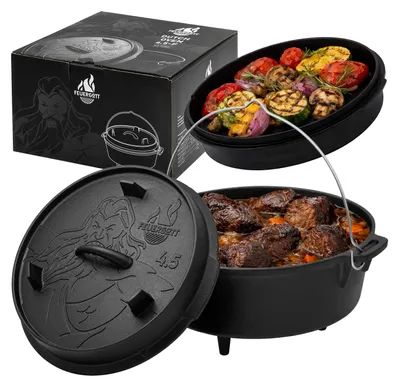 Produktbild von FEUERGOTT Dutch Oven 4,5 l mit Füßen