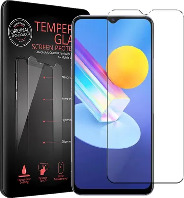 Immagine prodotto di 2x pellicola protettiva per Vivo Y72 5G protezione dello schermo in vetro blindato del telefono cellulare