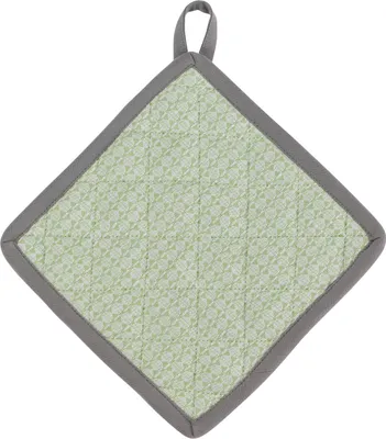 Produktbild von KELA Topflappen Carla 100%Baumwolle pastellgrn Mini-Ecken 20,0x20,0cm KL-12271