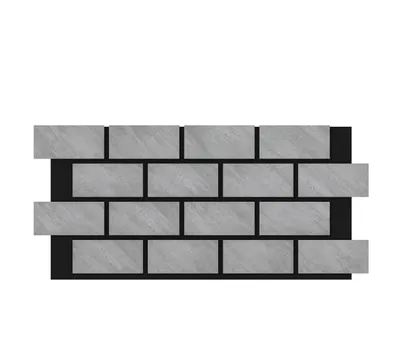 Produktbild von DECOHAUS – Rechteckiges Akustikpaneel Matt-Steingrau, 4 Stück à 1141×525×15 mm